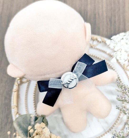 【カラー指定可能】ぬい服用リボンゴム 10cmぬいぐるみ用