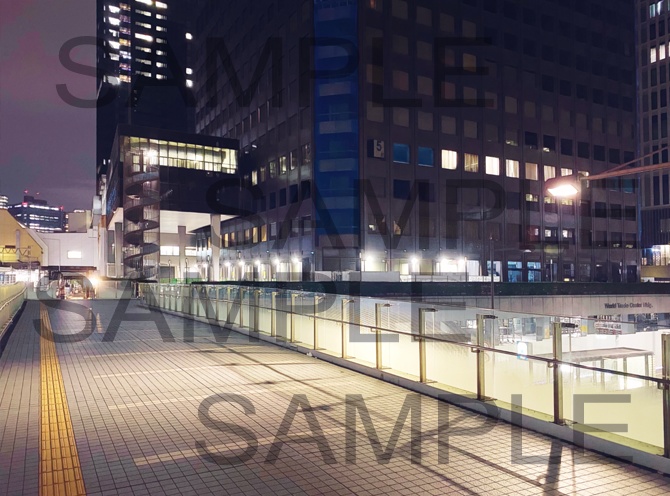 イラスト背景素材 東京 都会の夜景03 アニメイラスト背景素材 Booth