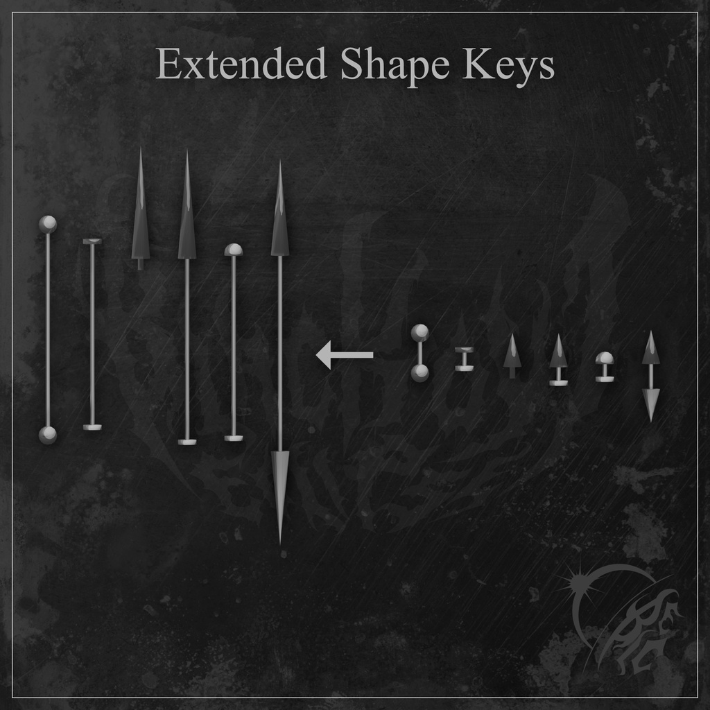 PunkStylesPierceSet 24pattern