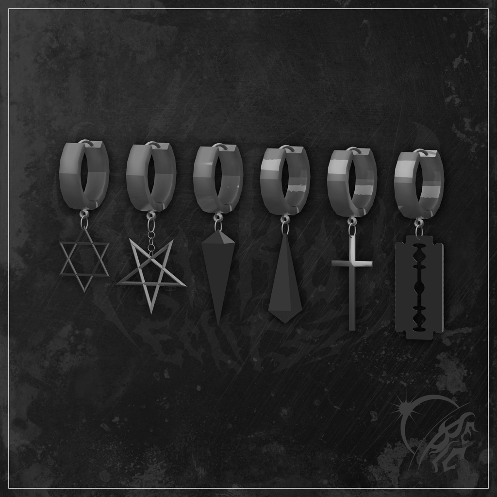 PunkStylesPierceSet 24pattern