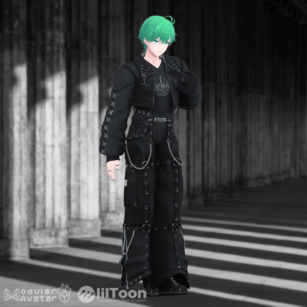 【VRC想定】 NewMoon 【複数アバター対応】