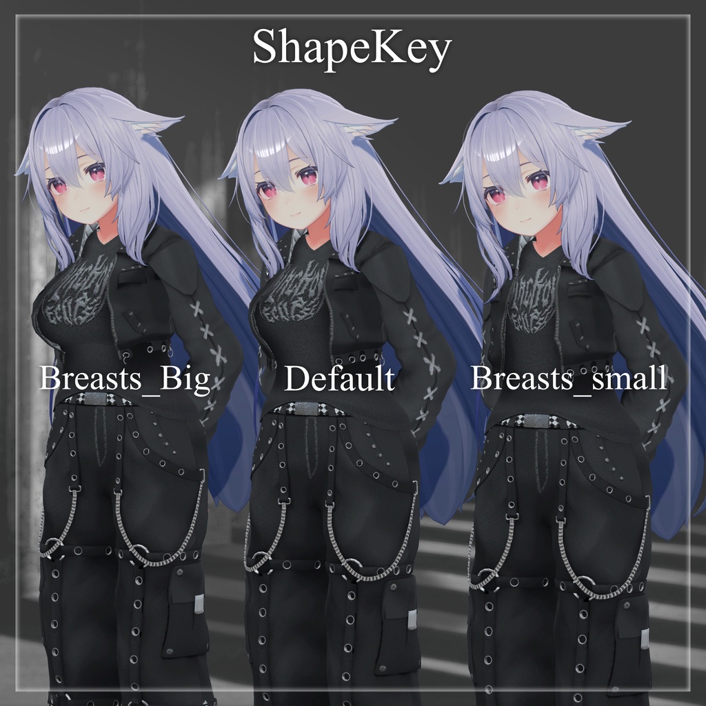 【VRC想定】 NewMoon 【複数アバター対応】