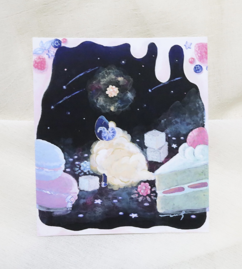 ポストカード『甘い夢を見たの』