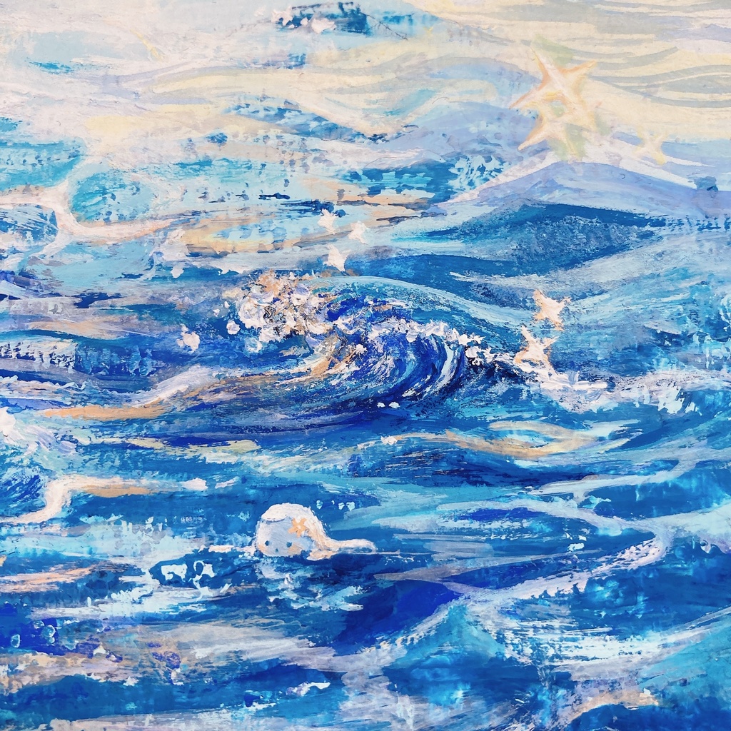 キラキラ水面の漂流さんぽ