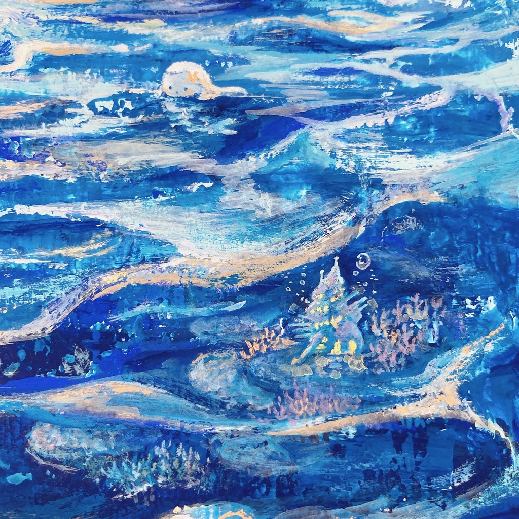 キラキラ水面の漂流さんぽ