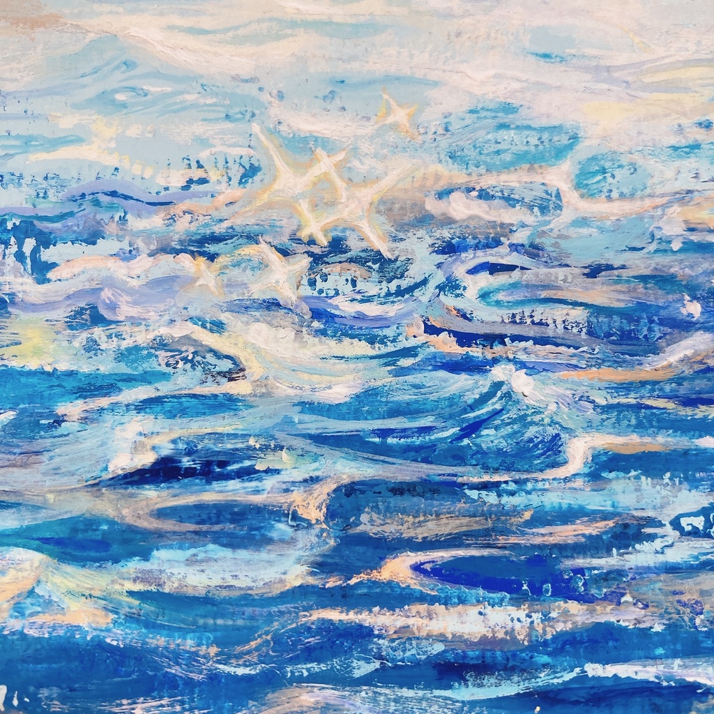 キラキラ水面の漂流さんぽ