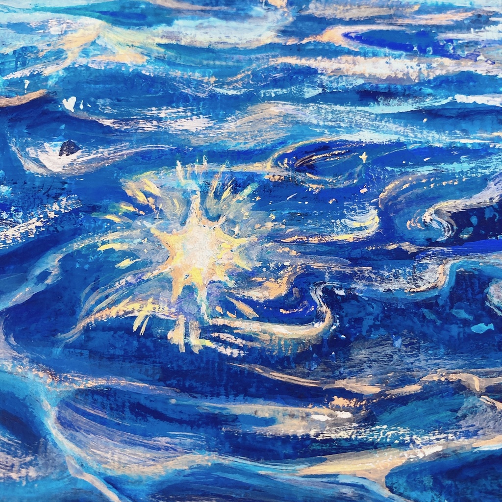 キラキラ水面の漂流さんぽ