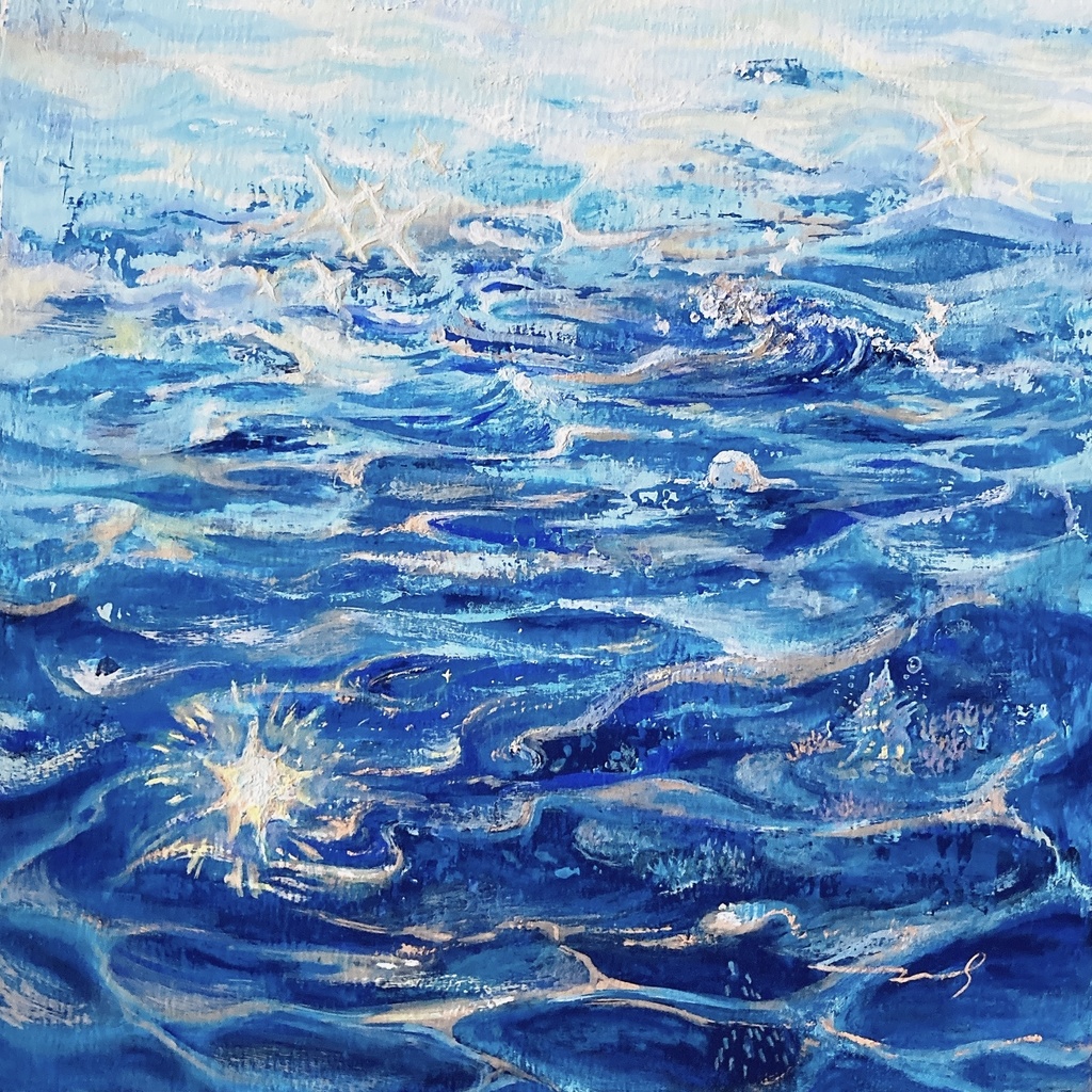 キラキラ水面の漂流さんぽ