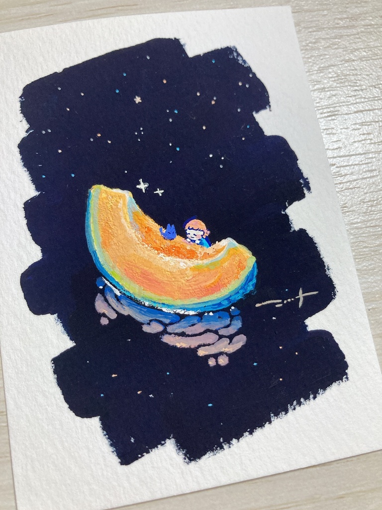 夜と遊ぶドローイング