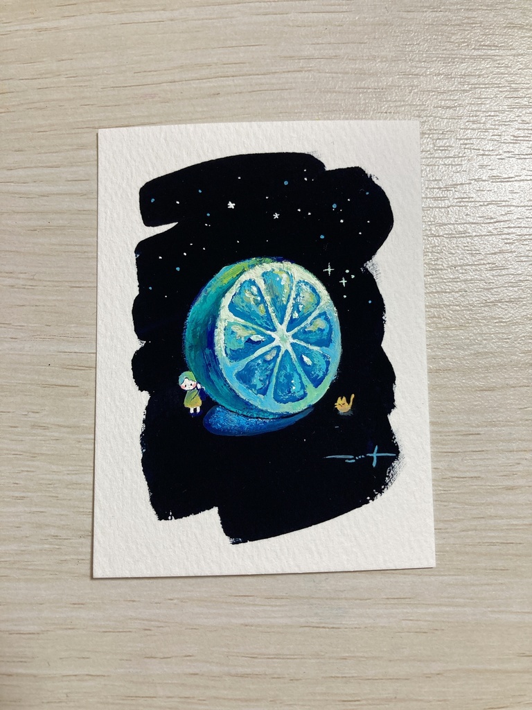 夜と遊ぶドローイング