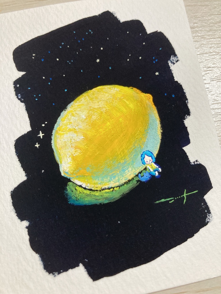 夜と遊ぶドローイング