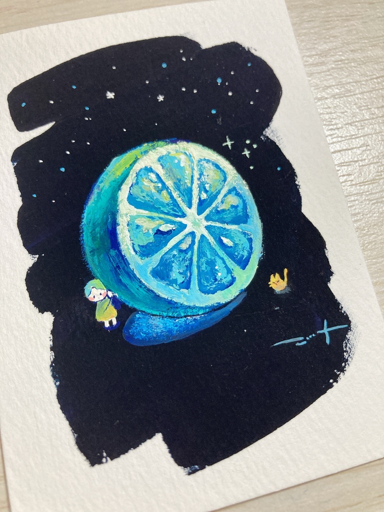 夜と遊ぶドローイング