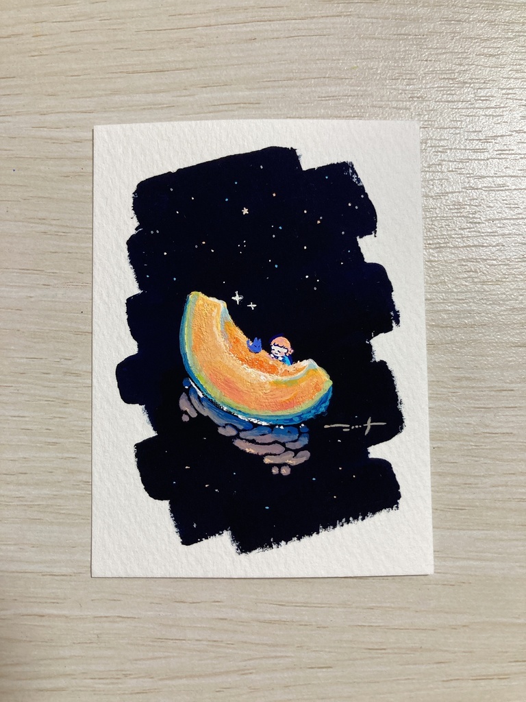 夜と遊ぶドローイング