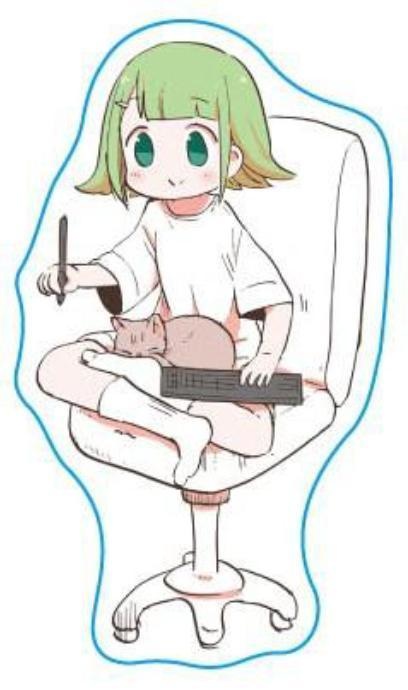 ぬこー様ちゃんステッカー