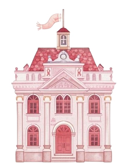 Clip Art【Travel Set】-1- 水彩画 クリップアート ピンク 旅行シリーズ