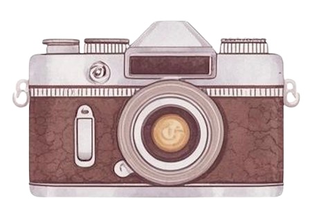 Clip Art【Travel Set】-1- 水彩画 クリップアート ピンク 旅行シリーズ