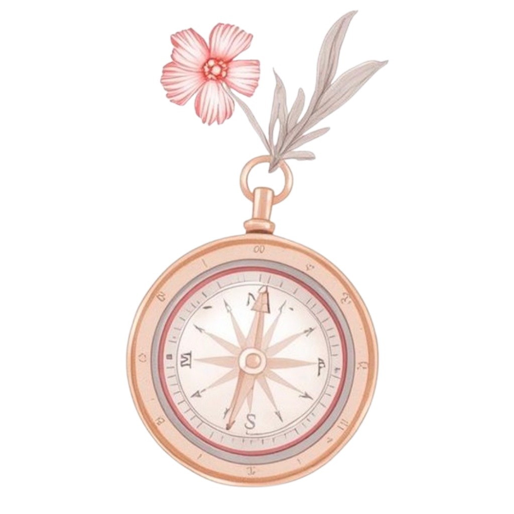 Clip Art【Travel Set】-1- 水彩画 クリップアート ピンク 旅行シリーズ