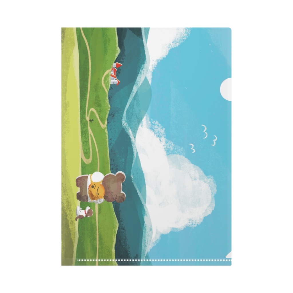 【ぐーちゃん&もっぷ】田舎道