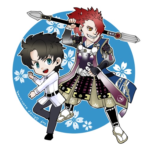 ぐだ&森君アクリルキーホルダー2種