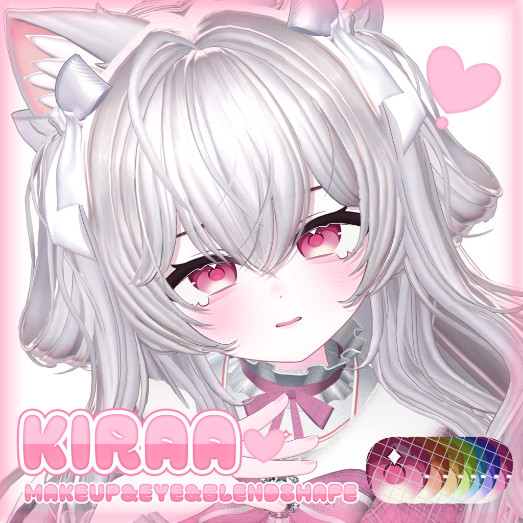 [KIRAA]Plum makeup+eye+blendshape