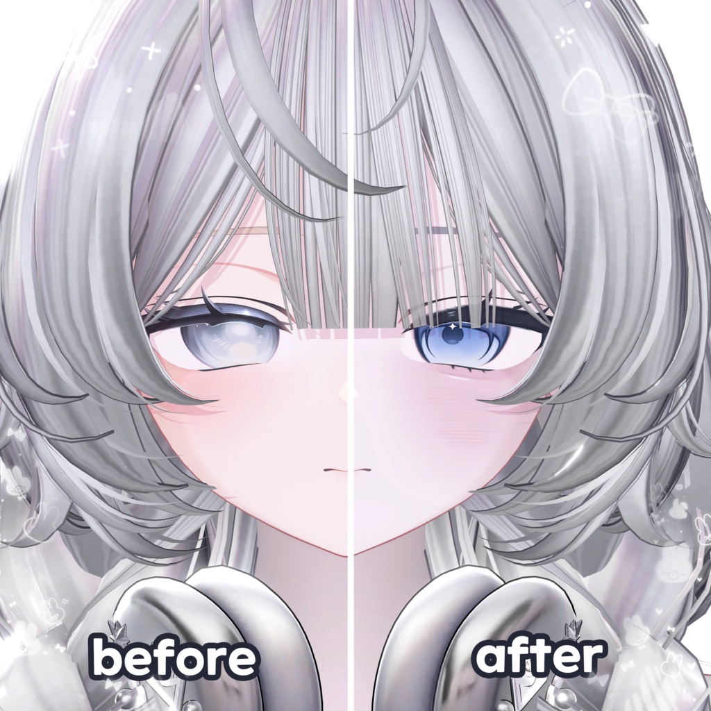 【SHINANO/ しなの】Shinano makeup+eye+blendshape