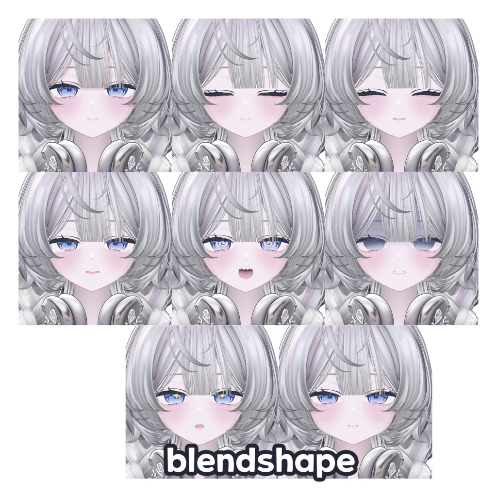 【SHINANO/ しなの】Shinano makeup+eye+blendshape