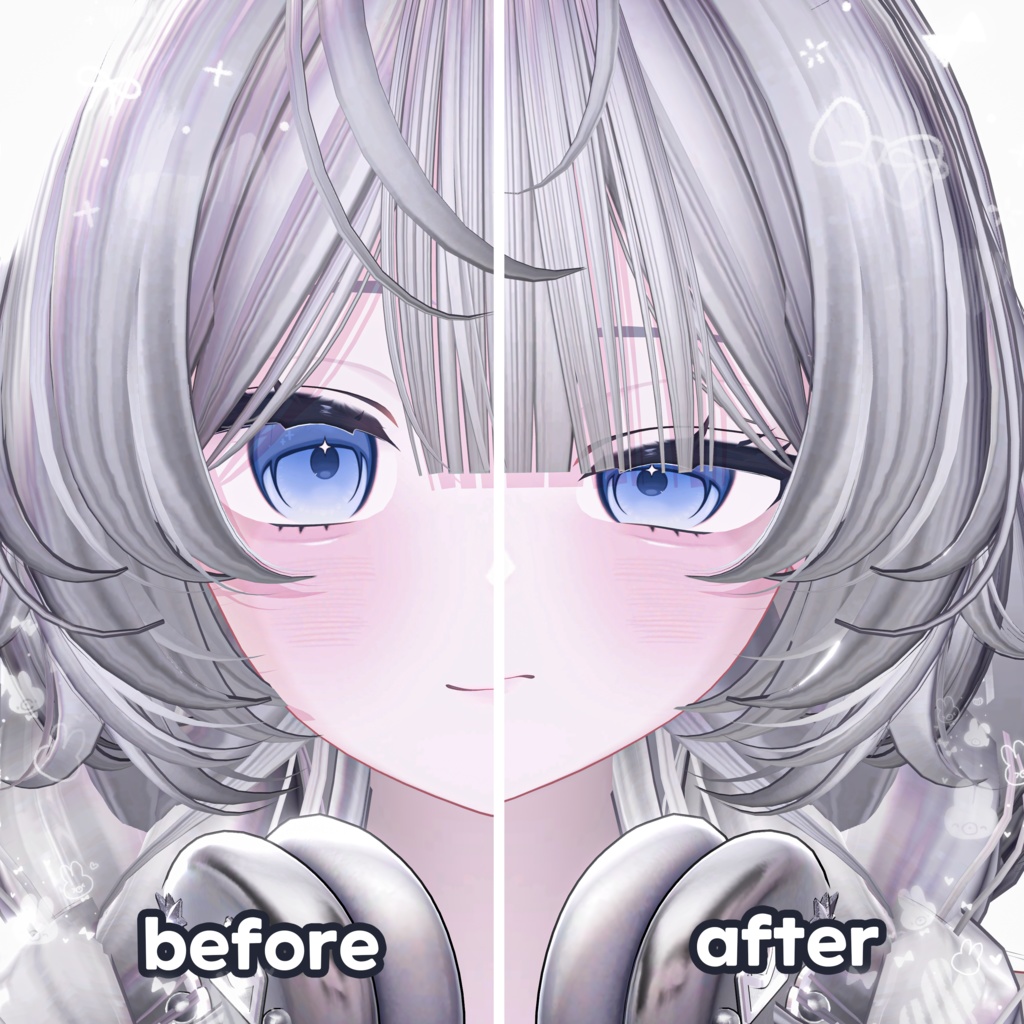 【SHINANO/ しなの】Shinano makeup+eye+blendshape