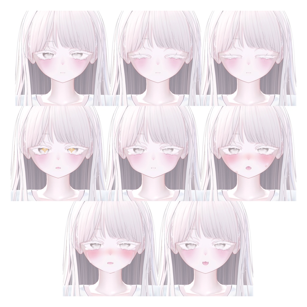 【しなの/shinano】 _♥shinano makeup + blendshape ♥_