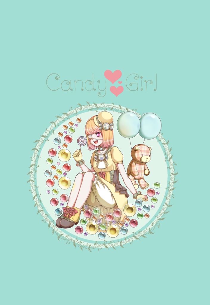 女の子イラスト ポストカードセット