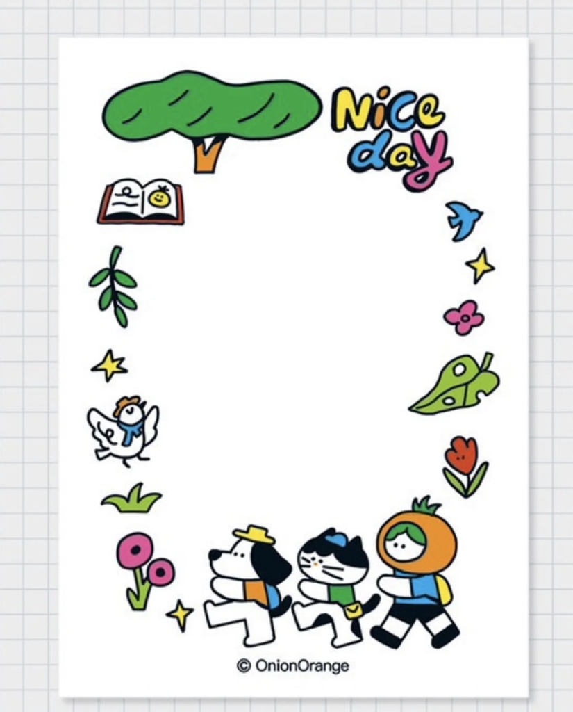 出游季メモパッド(Onion Orange/オリジナル)