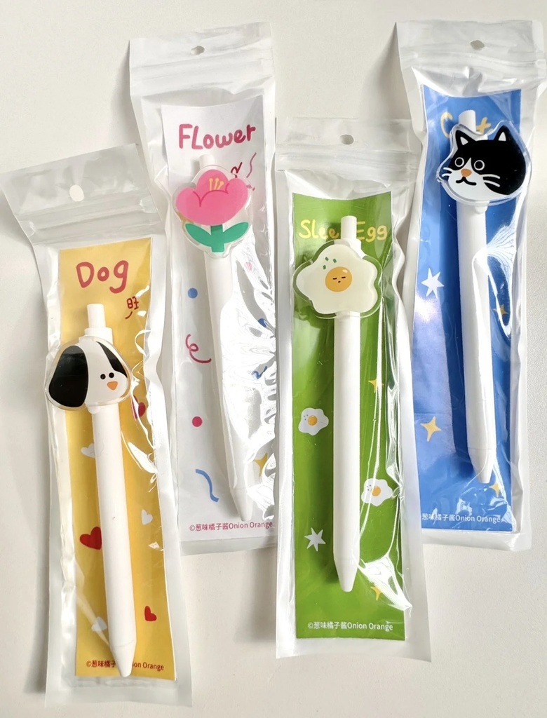 Onion Orange オリジナルデザインボールペン(花/目玉焼き/猫/犬)