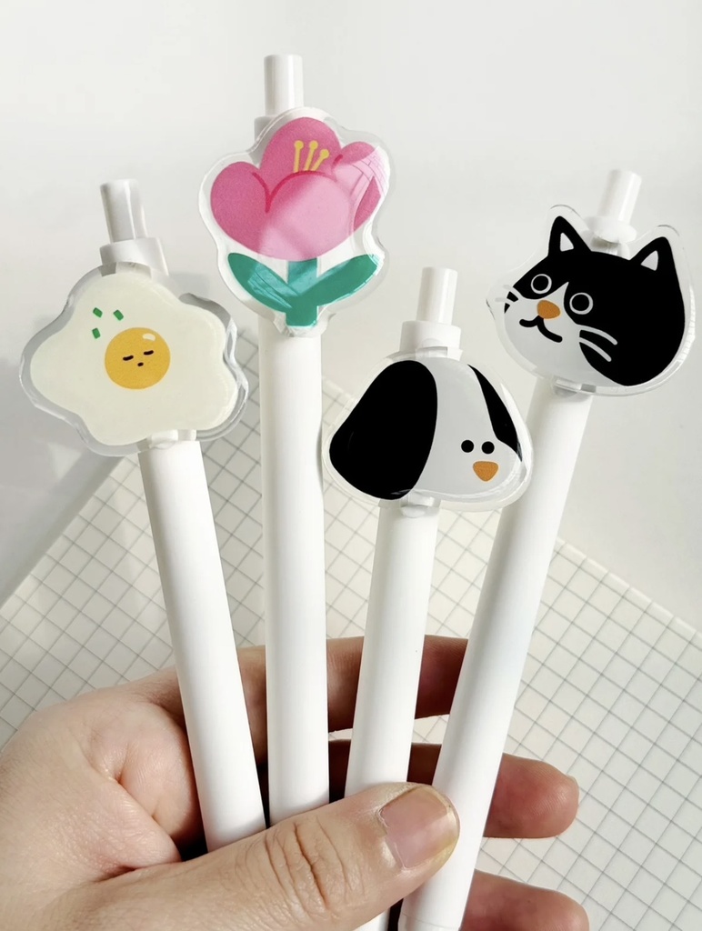 Onion Orange オリジナルデザインボールペン(花/目玉焼き/猫/犬)