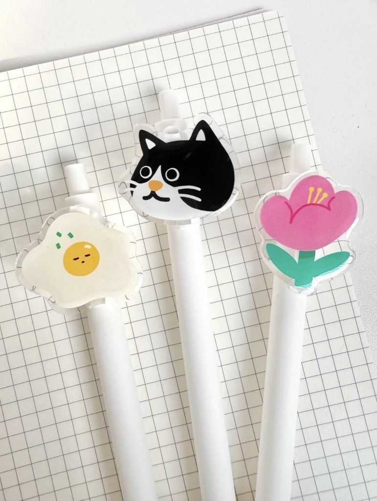 Onion Orange オリジナルデザインボールペン(花/目玉焼き/猫/犬)