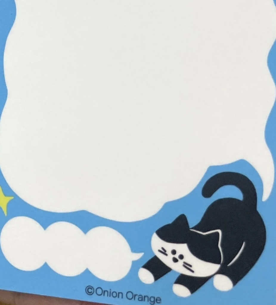 Onion Orange オリジナルデザイン付箋(3種) ねこ / いぬ / ペットミュージック