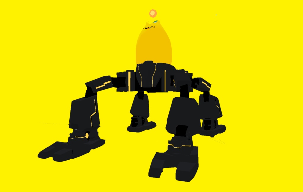 「VRChat想定 3Dモデル」換装四脚 Replacement quadruped