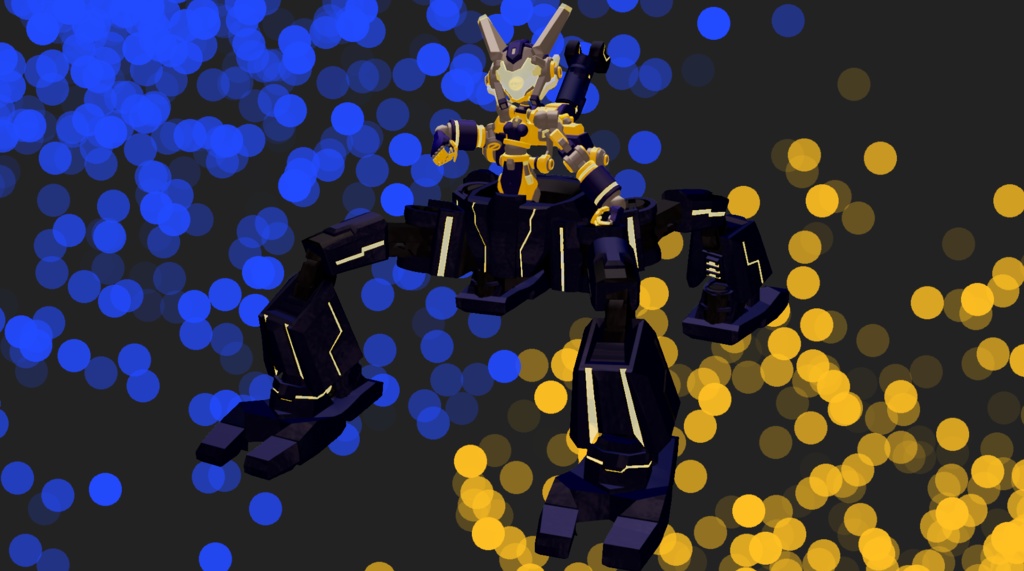 「VRChat想定 3Dモデル」換装四脚 Replacement quadruped