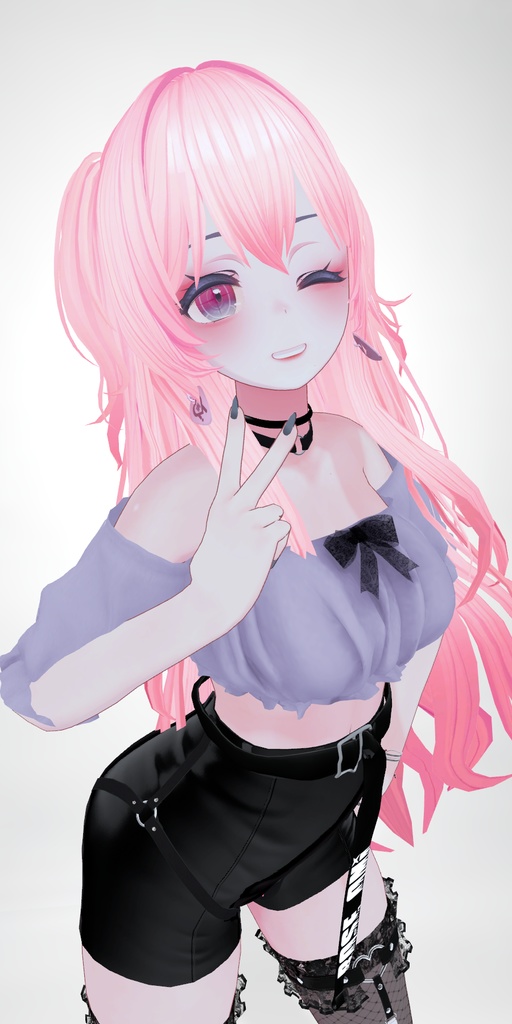 病みかわ ピックイヤリング