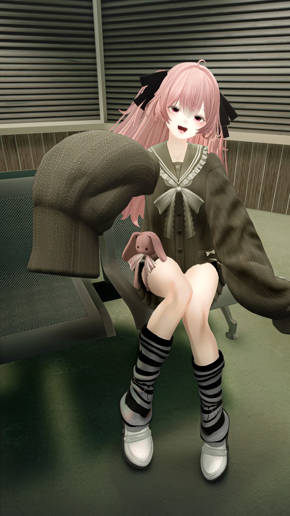 【5アバター対応】Mural canvas&ジェムレッグウォーマー