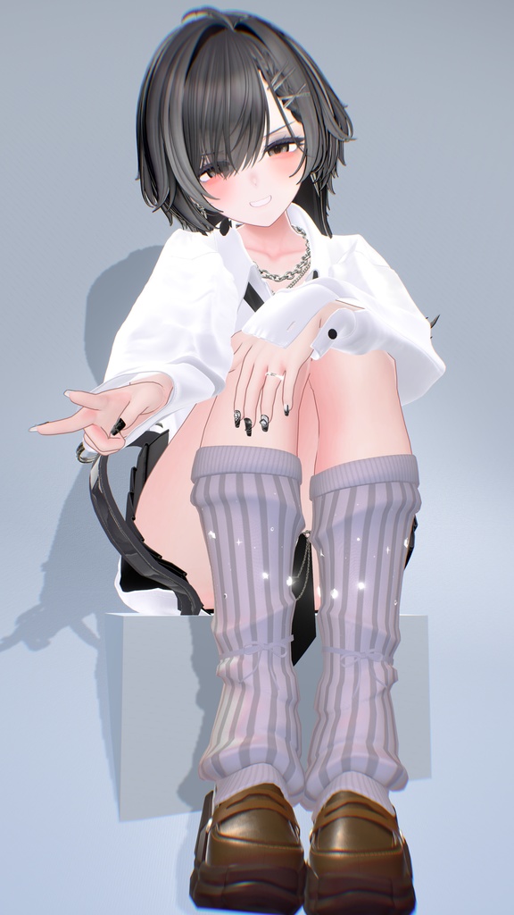 【5アバター対応】Mural canvas&ジェムレッグウォーマー