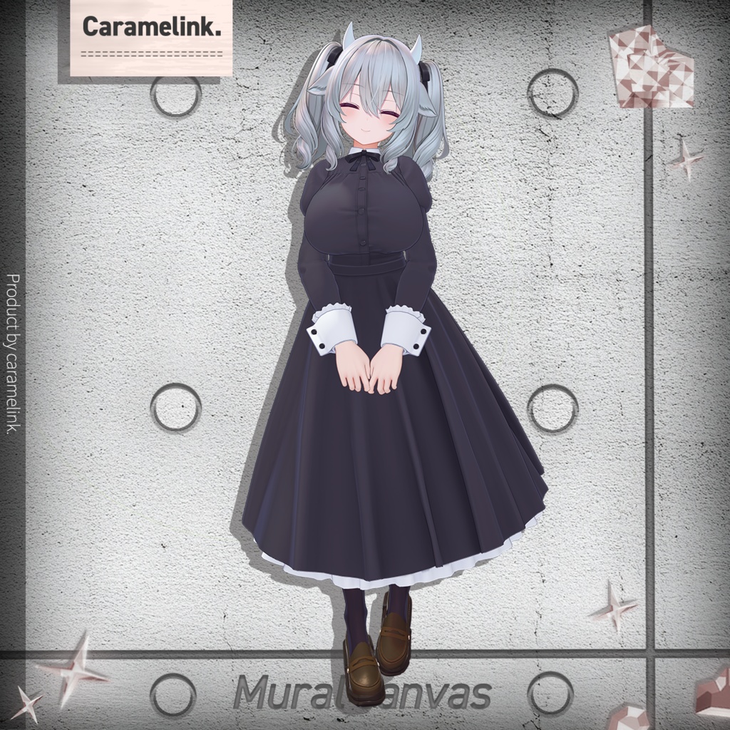 【5アバター対応】Mural canvas&ジェムレッグウォーマー