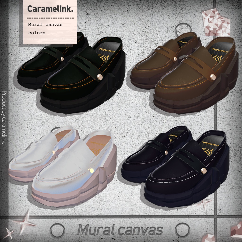 【5アバター対応】Mural canvas&ジェムレッグウォーマー