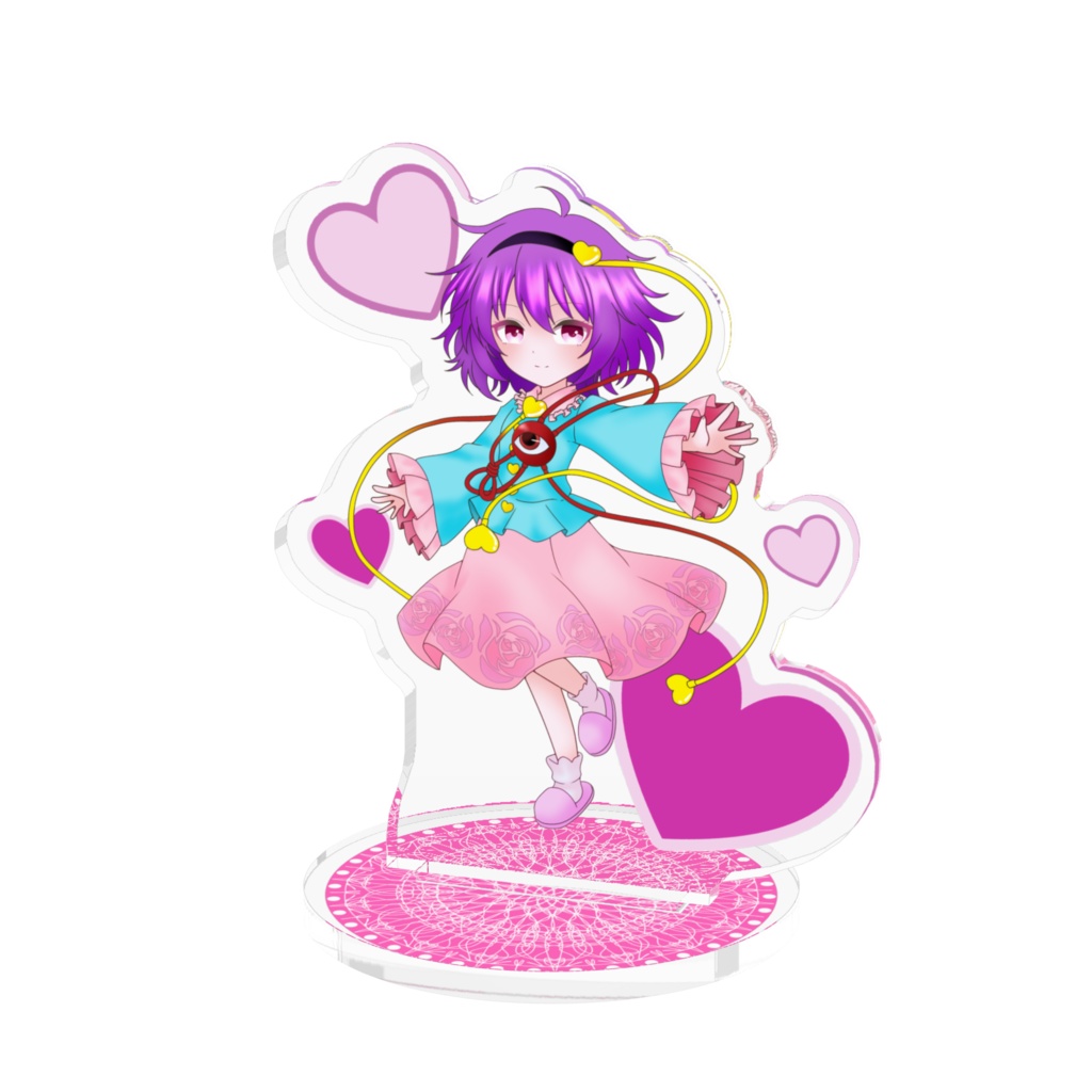 【サロピク頒布】古明地さとりアクリルフィギュア