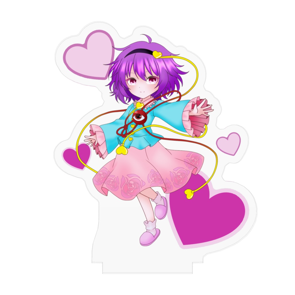 【サロピク頒布】古明地さとりアクリルフィギュア