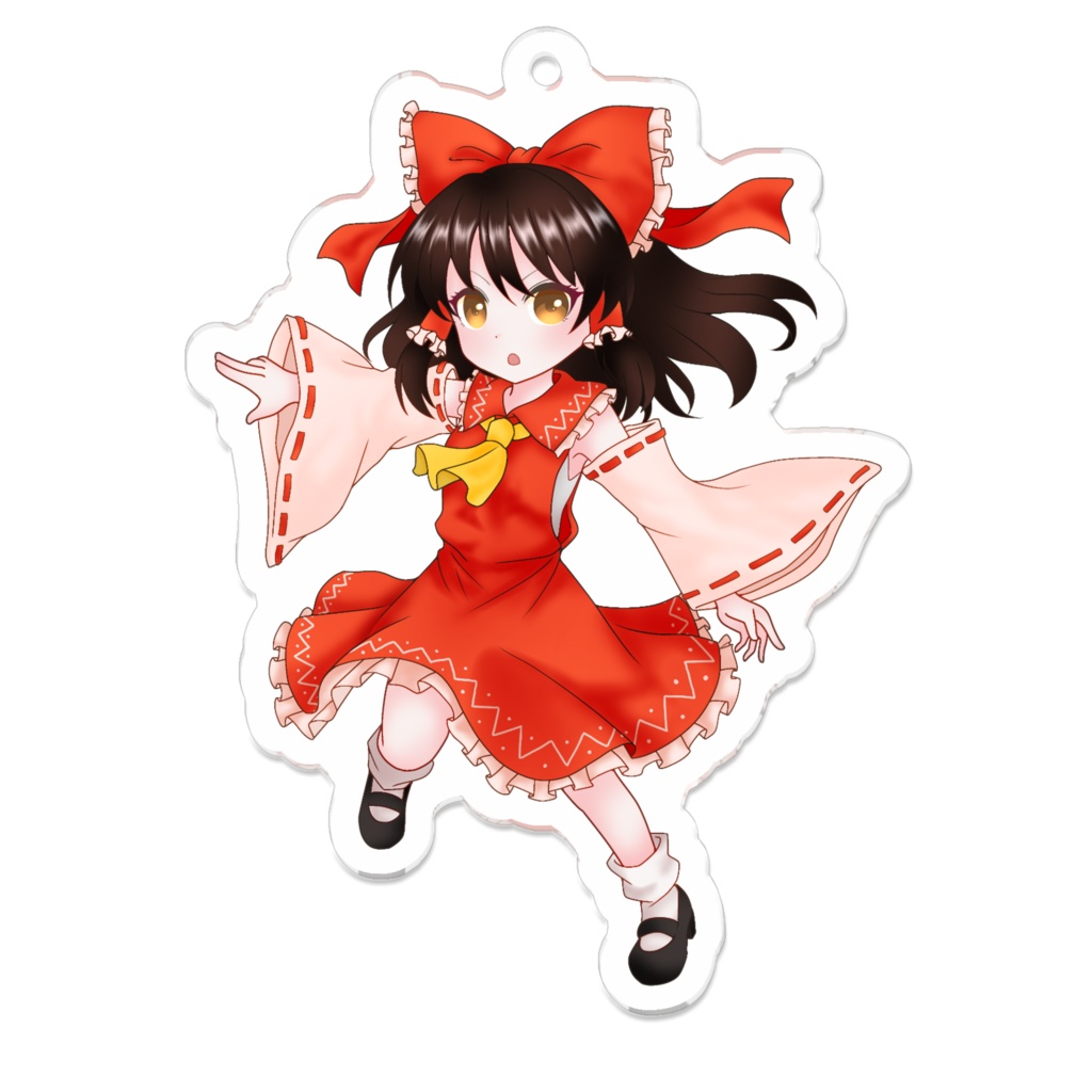 【サロピク頒布】博麗霊夢アクリルキーホルダー