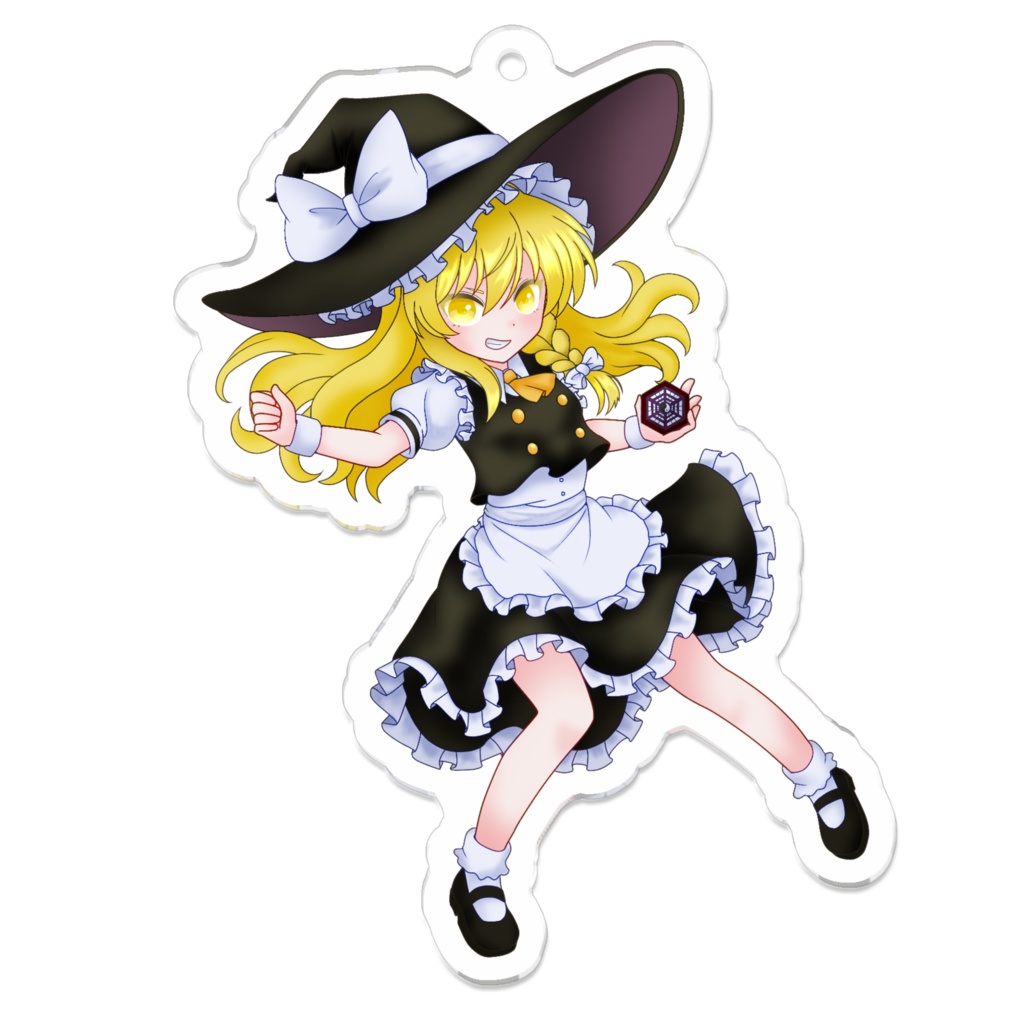 【サロピク頒布】霧雨魔理沙アクリルキーホルダー