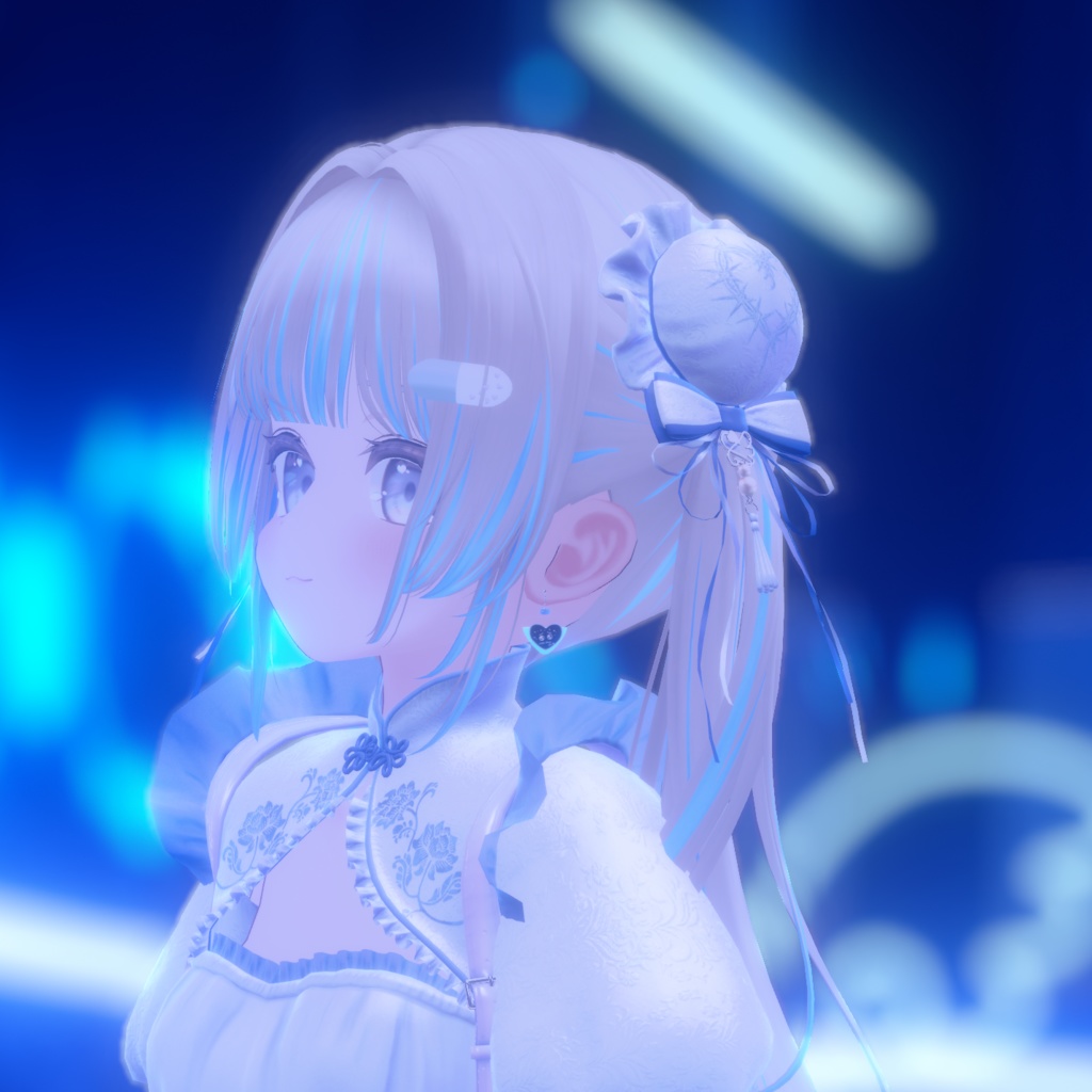 【液体が揺れる】ぽしゃけピアス【VRChat想定】