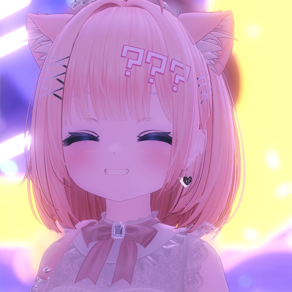 【液体が揺れる】ぽしゃけピアス【VRChat想定】
