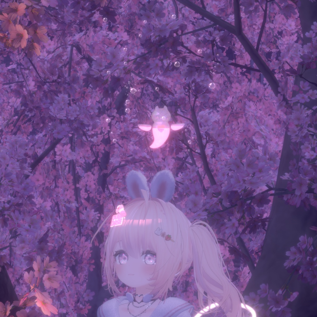 かわいく追従ᰔᩚクリオネぷかぷかヘイロー【液体が揺れる♡】