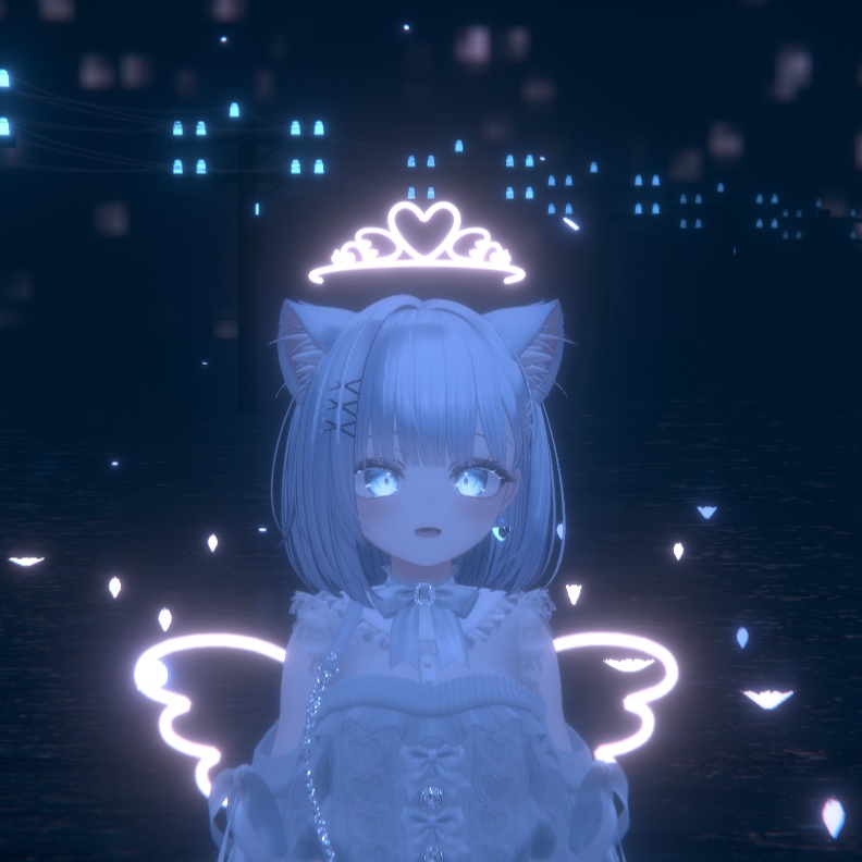 ಇAngelNeonTiaraಇ【ネオン風なティアラ&ヘイロー】