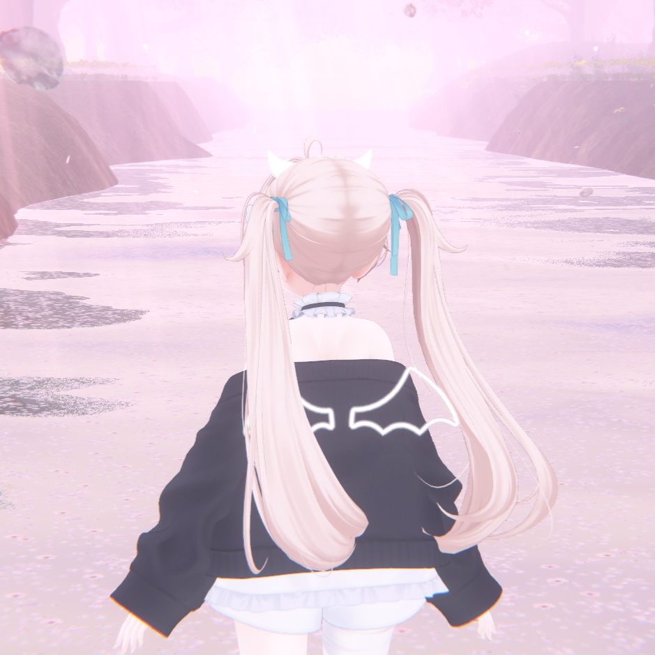 【ネオン風な悪魔の羽と角】DevilNeonWing【VRChat想定】